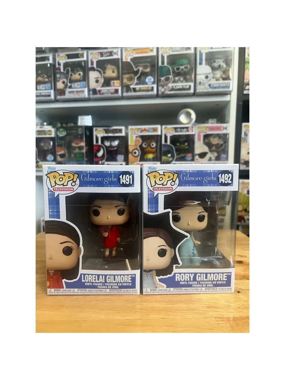 NEW IN HAND Lorelai & Rory Gilmore Girls 25th Anniversary Funko Pop #1491 #1492